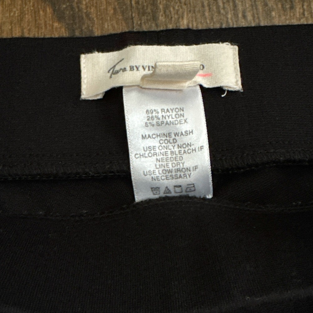 Vince Camuto Terre Black Leggings Pants Stretchy Comfort‎ Womens Size S - Picture 3 of 10
